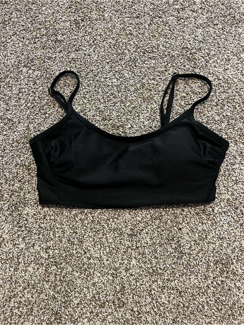 Xhilaration Black Spaghetti-Strap Bikini Top